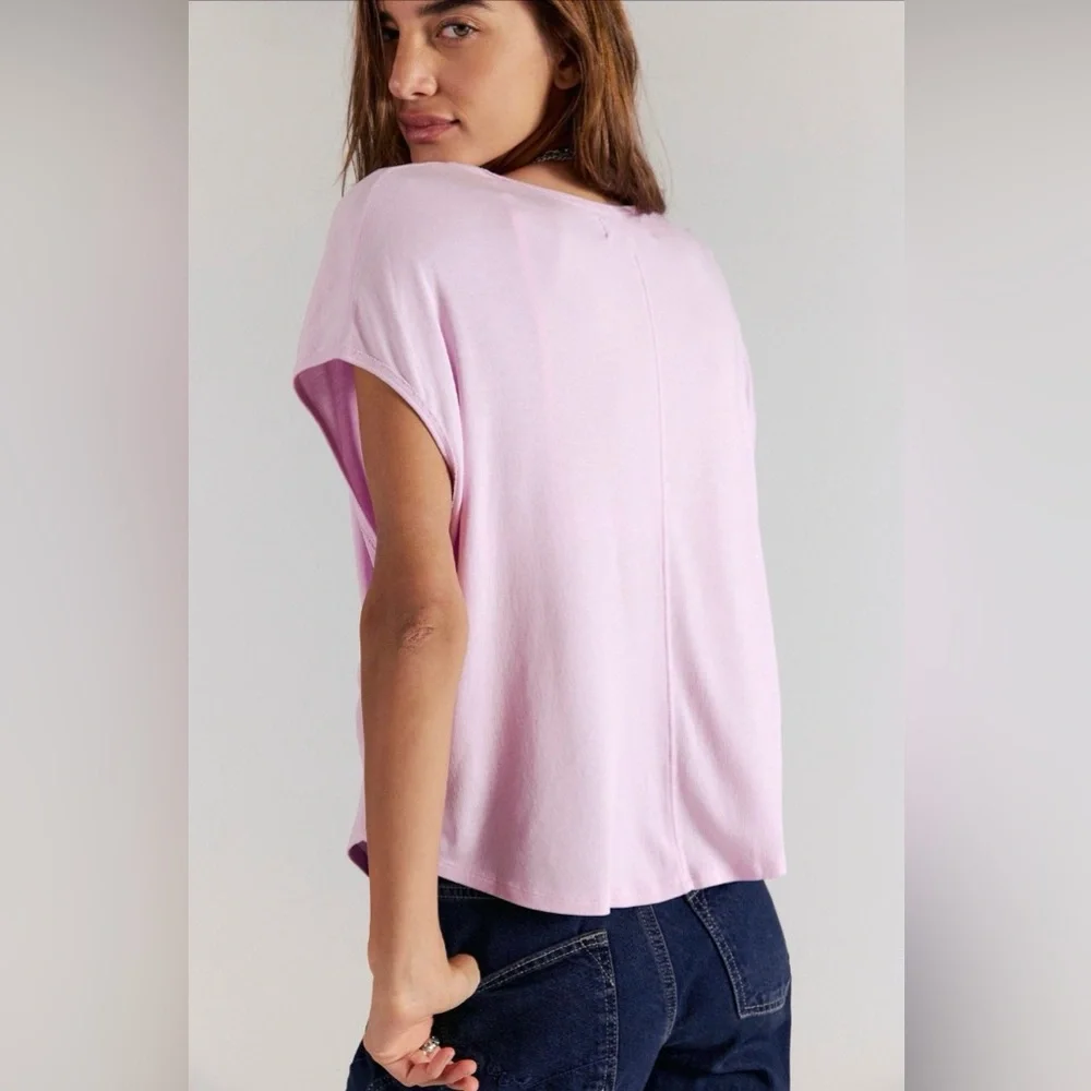 FREE PEOPLE We The Free Wrap Me Up Tee TOP - Picture 2 of 9